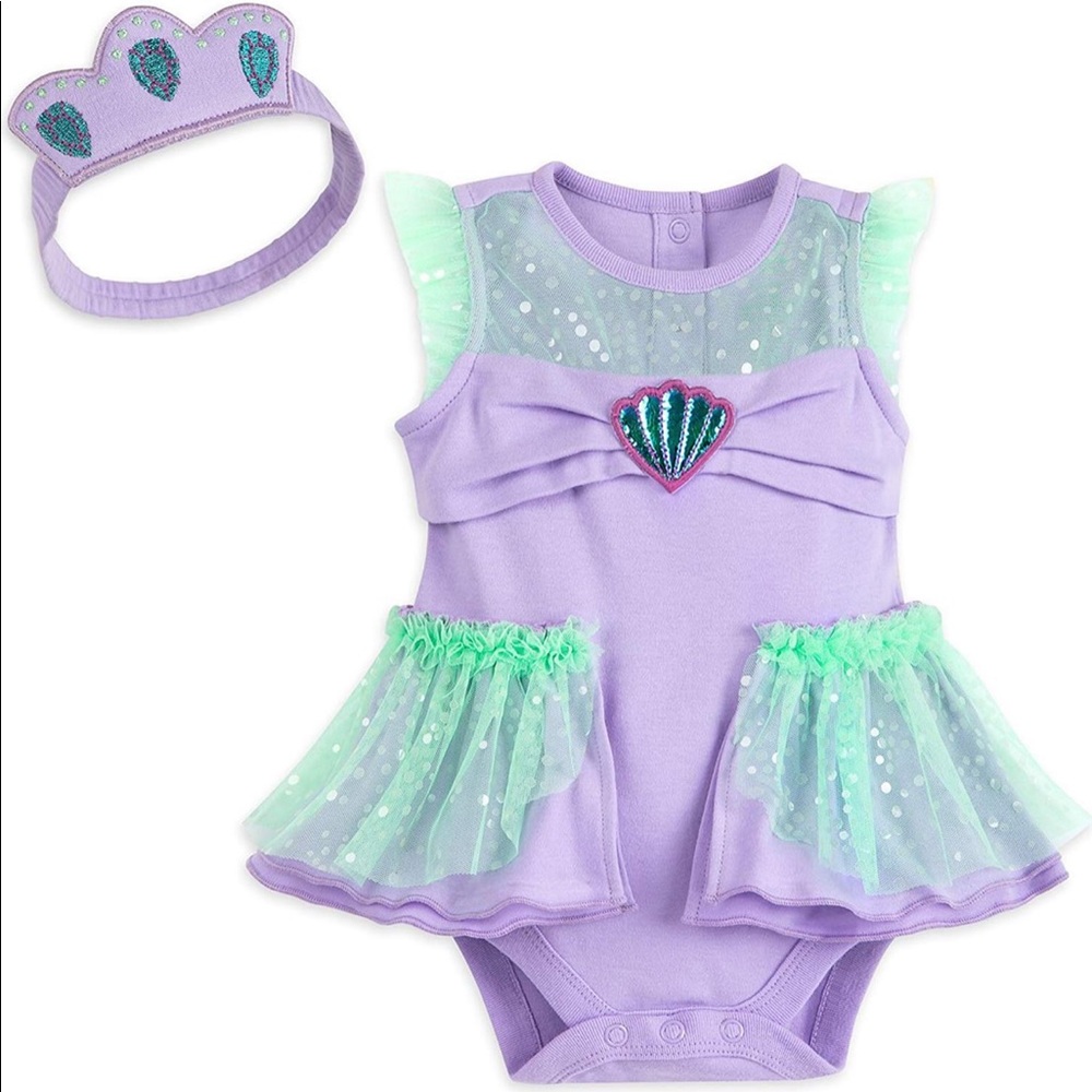 Disney Baby Ariel Little Mermaid costume 6-9m